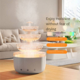 thumbnail image 3 of Cloud Rain Humidifier with LED Mood Light & Essential Oil Diffuser Rain Sounds White Noise Diffuser for Bedroom, 3 of 8