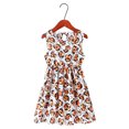thumbnail image 2 of Kcodviy Robe Tricotée à Manches Longues pour Filles Tout-Petits Enfants, Col Ras du Cou, Été, Robe d'Été Sans Manches, Chandail de Vacances pour Enfants, Décontracté, Plage, Imprimés Floraux, Robe d'Hiver pour Bébé, Robe de Fête, 2 of 3