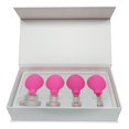 thumbnail image 3 of 4 Size Facial Cupping Set Glass, Face Vacuum Massage Cup - Works Blue, 3 of 8