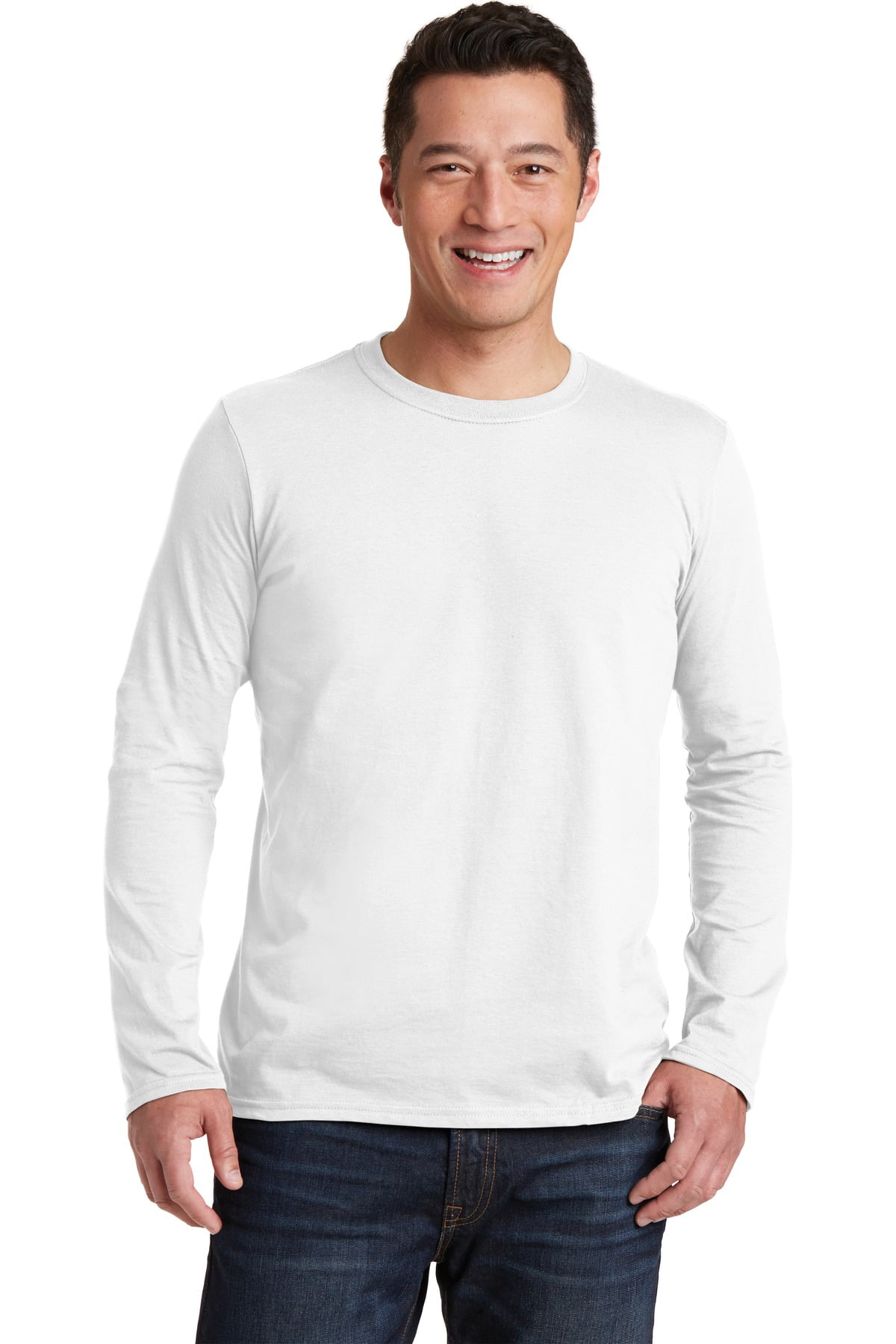 Gildan Men's 100 Percent Cotton Long Sleeve T-Shirt. 64400