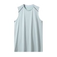 thumbnail image 2 of JDQJBZ Men's Tank Undershirts Summer Solid Color Lapel Zip Up Multi Pocket Breathable Vest, 2 of 5