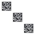 thumbnail image 3 of ZheElen 4piece Lightweight Hanging Divider Screens For Versatile Space Foldable Black Bird Chart 3Set, 3 of 6