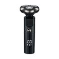 thumbnail image 1 of Men's Electric Shaver with 3 Floating Blades, IPX7 Waterproof Detachable Washable Head, LED Battery Level Display, 600mAh Rechargeable Battery, 60-Min Run Time, USB Charge & Use Function, ABS, 1 of 6