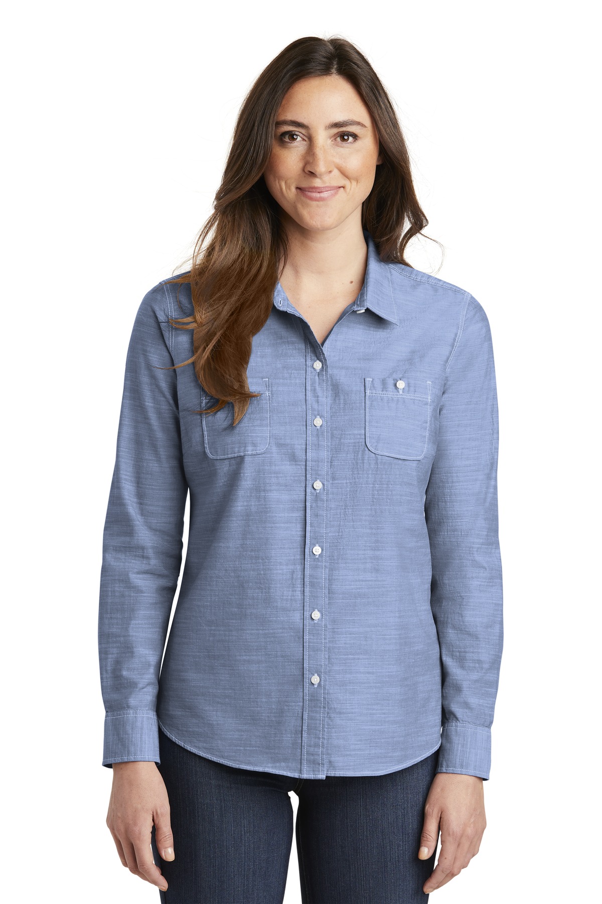 Port Authority Women's Slub Chambray Shirt