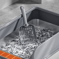 thumbnail image 4 of Large Metal Litter Box, Stainless Steel High Sided Kitty Litter Tray Non Stick Metal Kitty Litter Box for Kitten Medium Cats, 4 of 7