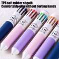 thumbnail image 4 of One On One 30 Colors Ballpoint Pen Set One Multi-Color Ballpoint Pen Colorful Soft Grip Handbook Marker 0.8Mm Student Drawing Pen 20Ml 30 for 30, 4 of 6