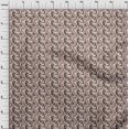 thumbnail image 4 of oneOone Cotton Poplin Brown Fabric Floral Craft Projects Decor Fabric Printed By The Yard 42 Inch Wide, 4 of 4