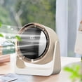 thumbnail image 3 of Boovnll Desk Fan, Adjustable High Speed USB Rechargeable Digital Display Table Fan Quiet Small Fan for Home, Bedroom, Office, Travel, Kitchen, Camping, RVs, Summer Gift, Mini Fan - Fan, 3 of 5