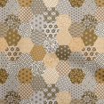 thumbnail image 1 of oneOone Silk Tabby Tan Fabric Geometric Sewing Craft Projects Fabric Prints By Yard 42 Inch Wide, 1 of 5