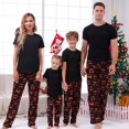 thumbnail image 1 of TIMIFIS Pyjamas d'Halloween pour la Famille pour Femmes/hommes Pyjamas des Fêtes d'Halloween Ensembles Assortis Tenue de Nuit 2 Pcs Combinaison Toile d'Araignée Fantômes Citrouille Squelette Haut et Pantalon Tenue Tenue d'Intérieur Hiver, 1 of 6