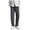 Style3-Dark Gray mens pants, variant on Mceream Chino Linen Pants for Men Wide Leg Elastic Waist Pants Breathable Plain Beach Trousers Ropa Gym Hombre Green XL