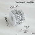 thumbnail image 1 of Christmas Decorations Outdoor Indoor,Christmas Decorations For Home,Christmas Decorations For Tree,Electroplated Bead Chain Christmas Tree Decoration DIY Material Hanging Christmas Scene Layout, 1 of 2
