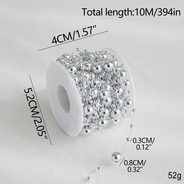 Christmas Decorations Outdoor Indoor,Christmas Decorations For Home,Christmas Decorations For Tree,Electroplated Bead Chain Christmas Tree Decoration DIY Material Hanging Christmas Scene Layout