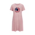 thumbnail image 4 of Birdeem Chemises de Nuit pour Femmes Chemise de Nuit Courte Surdimensionnée pour Femmes Robe Imprimée à Col Rond et Manches Courtes, 4 of 12