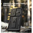 thumbnail image 2 of Dexnor for Samsung Galaxy S25 Ultra Case with Built-in Slide Camera Cover & Screen Protector & Kickstand, Shockproof Rugged Case Full-Body Bumper Protective Cover for Galaxy S25 Ultra 2025, Black, 2 of 7