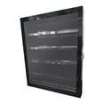 thumbnail image 2 of Bunblic Challenge Display Case Poker Chips Holder Storage Protection Dustproof Wall Cabinet Rack Shadow Box for Ceremonies Medal Thickened Black, 2 of 8