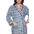 thumbnail image 4 of Moomaya Robe Longue Imprimée avec Poches en Coton Robe de Préparation pour Mariée, 4 of 6