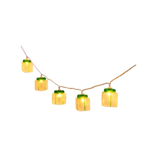 Christmas Gift Box String Lights Christmas LED String Lights Holiday Party Colorful Lights Decorative Atmospheric Lights Home Decor
