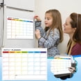 thumbnail image 1 of Fridja Sales Magnetic Planner Monthly Weekly Menu Magnetic Sticker Set Calendar Message Memo Notepad Holiday Gifts, 1 of 6