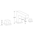 thumbnail image 4 of Imaginations Américaines 15.5 pouces W Ensemble d'évier Undermount Biscuit, 4 of 9