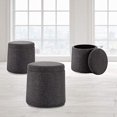 thumbnail image 3 of Seville Classics Rocking Wobble Storage Ottoman Footrest Seat Stool, 1-Pack, Modern Gray, 3 of 5