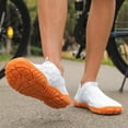 thumbnail image 4 of Womens Mens Barefoot Wide Toe Slip on Walking Shoes Fall Knit Non Slip Minimalist Zero Drop Golf Sneakers, 4 of 7
