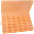 thumbnail image 4 of LNGOOR Plastic Organizer Bead Storage Box with Compartments Containers with Movable Dividers for Small Earring Jewelry Craft Sewing Supplies  36 Grid  1 Pack, 4 of 6