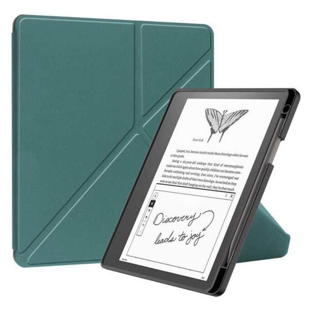 Smart Case for Kindle Scribe 10.2 inch,Multi-Folding PU Leather Stand Cover with Magnetic Closure, Shockproof Full Protection Shell, Auto Wake/Sleep Functionality