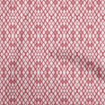 thumbnail image 1 of oneOone Polyester Lycra Red Fabric Ikat Sewing Material Print Fabric By The Yard 56 Inch Wide, 1 of 5