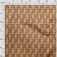 thumbnail image 2 of oneOone Cotton Cambric Fabric Floral Block Printed Fabric 1 Yard 56 Inch Wide, 2 of 4