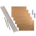 thumbnail image 1 of Fasade Hammered Decorative Vinyl Backsplash Kit, Polished Copper, 15 sq ft Coverage, 1 of 6