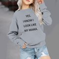 thumbnail image 2 of Chandail Ras du Cou pour Bébé Rabais Chandail pour Enfants T-Shirt à Manches Longues Imprimé T-Shirt Imprimé Col Rond Hauts Courts Convenant aux Garçons et aux Filles de 1 à 12 Ans T-Shirts Chemises pour Bébés Filles Gris 2T, 2 of 4