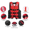 thumbnail image 3 of JARUSITE Orange Camouflage Life Jacket, Size L, Dacron Material, 600g Weight, Includes Whistle (Color Random), 3 of 6