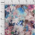 thumbnail image 2 of oneOone Velvet Medium Blue Fabric Abstract Floral Fabric For Sewing Printed Craft Fabric By The Yard 58 Inch Wide, 2 of 4