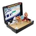 thumbnail image 4 of Console Heroes: Street Fighter II Collectible Diorama – Mini Ryu & Ken Figures with Dock Stage Scene – Retro Sega Genesis Cartridge Display – Official Capcom Licensed – Ages 8+, 4 of 6