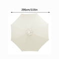 thumbnail image 1 of Penkiiy Parasol de Plage de 118 Pouces, Parasol Extérieur Auvent de Plage Cour Arrière Marché Couverture de Table, 1 of 4