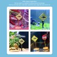 thumbnail image 4 of Fish  Decorations,  Warning Board Aquarium Decoration Landscaping Funny  For Aquarium For Swimming Pool, 4 of 8