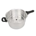 thumbnail image 1 of Thickened Aluminum Pressure Cooker, Cookware Pressure Canner Rice Cooker  Valves With Steaming Plate, Stovetop Pressure Canner Compatible With Gas Stove Induction Cooker, 1 of 8