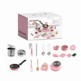 thumbnail image 1 of BotaniNest 22Pcs Kids Kitchen Food Grade Stainless Steel Kids Cooking Real Food Making For Children 7 14 Beginner Cooking Educational, 1 of 5