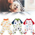thumbnail image 1 of Dog Clothes, Cartoon Puppy Pajamas  for Small Medium Dogs S,M,L,XL, 1 of 7