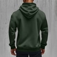 thumbnail image 4 of PEONAVET Veste pour Homme Veste Cargo pour Homme Couleur Unie Multiples Poches Sport Mise en Forme Entraînement Raglan à Manches Longues à Capuche Veste Décontractée, 4 of 5