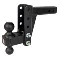 thumbnail image 1 of Bulletproof Hitches Trailer Hitch Ball Mount MD204 For 2 Inch Receiver; Lockable Lock Sold Separate; 14 000 Pound Gross Trailer Weight; Adjustable 4 Inch Drop/4 Inch Rise; Non Swivel; Non-Extendable, 1 of 4