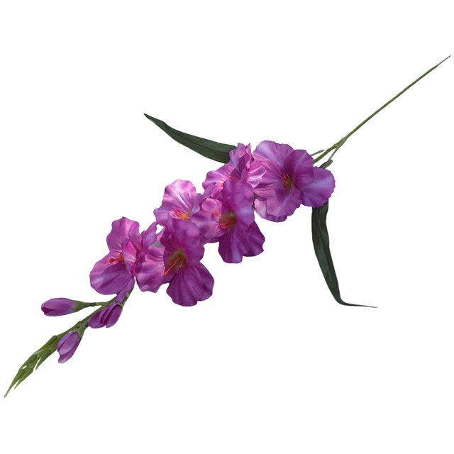 Artificial Gladiolus Flower Artificial Flower Ornament,Home Bridal Wedding Decor Red