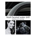 thumbnail image 4 of Dvkptbk Summer Steering Wheel Cover, Rhinestone Steering Wheel Cover with Crystal Diamond for Women, Sparkling Car Wheel Protector Universal Fit 14-15 Inches Steering Wheel Covers Car Accessories, 4 of 7