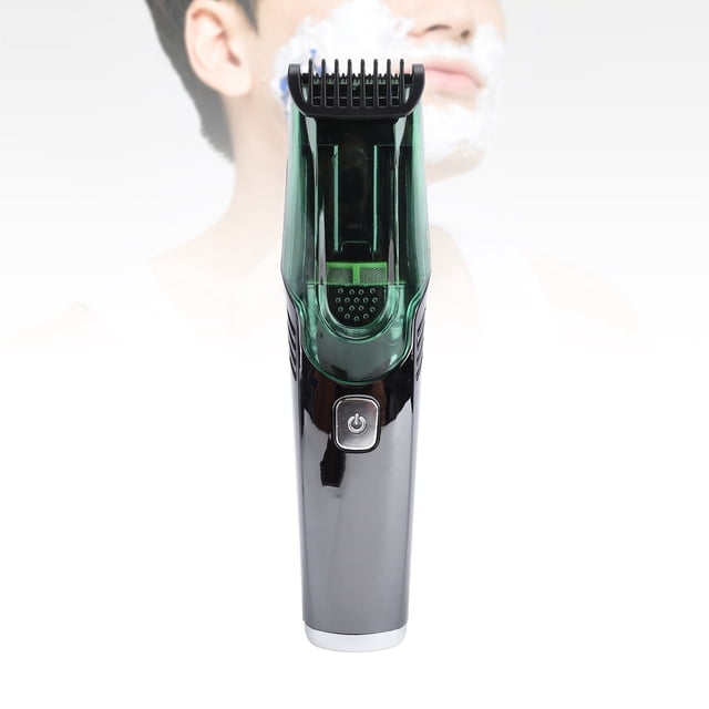 Men Vacuum Grooming Set, Professional Vacuum Hair Trimmer for Mustache Sideburns