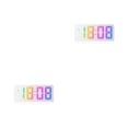 thumbnail image 4 of relayinert Colorful Digital Numbers For Easy Reading Large Display Screen Double Placement 8009D  WhiteOuter 2Set, 4 of 6