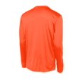 thumbnail image 2 of Gravity Threads Mens Long-Sleeve Moisture WickenIng Shirt - Neon Orange - Large, 2 of 2