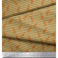 thumbnail image 2 of Soimoi Poly Georgette Fabric Stripe & Giraffe Animal Decor Fabric Printed Yard 42 Inch Wide, 2 of 3