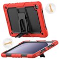 thumbnail image 2 of FJLBDE Case for Samsung Galaxy Tab A11+/A11 Plus 11 inch 2025, Rugged Shockproof Tablet Cases Cover with Kickstand Shoulder Strap, Red, 2 of 7