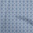 thumbnail image 1 of oneOone Georgette Viscose Blue Fabric Block Sewing Craft Projects Fabric Prints By Yard 42 Inch Wide, 1 of 5
